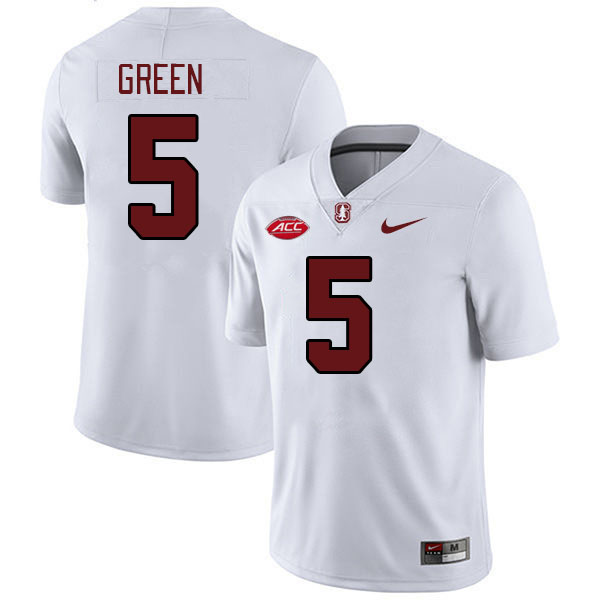 Men #5 Jay Green Stanford Cardinal 2024 ACC Conference College Football Jerseys Stitched-White